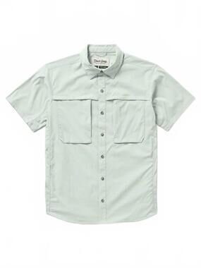 NEW DUCK CAMP men's lightweight fishing shirt in seafoam